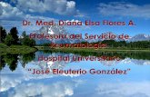 Dr. Med. Diana Elsa Flores A. Profesora del Servicio de ... · Poliartritis simétrica semejante a la de la Artritis reumatoide. 15-30% 4. ... agente causal 5) en etapas tempranas