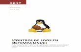 Control de logs en sistemas linux - hardsoftsecurity.es · Los sistemas basados en RedHat y CentOS utilizan este archivo de registro en lugar de /var/log/auth.log. Se utiliza principalmente