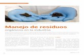 Manejo de residuos - Fraunhofer Chile Research€¦ · regule el manejo y la aplicación de lodos en suelos agrícolas ya que es un hecho positivo, tanto para el medio ambiente, como