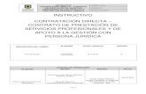 CONTRATACIÓN DIRECTA CONTRATO DE PRESTACIÓN DE …bogotaturismo.gov.co/sites/default/files/ju-i15-v01_24-02-2015... · Auxiliar Administrativo de Jurídica, adjuntando el formato