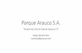 Parque Arauco S.A. - cetiuc.com Sánchez... · SAP –400 GB Capacidad de Almacenamiento ... Entregables-Estudio de Situación Actual de Gastos. Gestión de Gastos de TI Proyecto