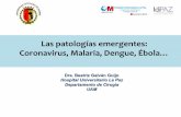 Las$patologías$emergentes:$ Coronavirus,Malaria,Dengue ...fuam.es/wp-content/uploads/2012/09/Las-patologías-emergentes.pdf · Las$patologías$emergentes:$ Coronavirus,Malaria,Dengue,