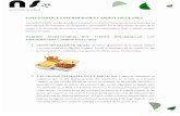 COLESTEROL Y ENFERMEDADES …esthertelleria.com/pdfs/alimentos control colesterol.pdf · Pan integral y fruta. 3 nueces y un vaso de leche Ensalada de tomate con zanahoria rallada,