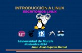 INTRODUCCIÓN A LINUX - Presentaciónditec.um.es/~jpujante/curso2/IntroduccionLinux-EntornosEscritorio.pdf · En Linux pasa lo mismo, ... mas espacio que XfBurn, ... El entorno de