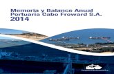 Indice - froward.cl Cabo Froward 2014.pdf · Administración y Personal Directorio Ejecutivos de la Sociedad ... esta remuneración incluye sólo los sueldos y salarios, debido a