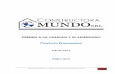 “PREMIO A LA CALIDAD Y EL LIDERAZGO” Currículo …constructoramundo.com/wp-content/uploads/2017/07/CONSTRUCTORA... · Constituirnos en la Empresa Constructora de mayor liderazgo