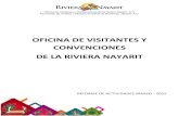 OFICINA DE VISITANTES Y CONVENCIONES DE LA … 2015/03... · INFORME DE ACTIVIDADES MARZO - 2015 . Oficina de Visitantes y Convenciones de la Riviera Nayarit, A.C. ... Samba, La Tranquila,