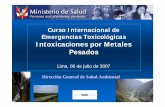 Curso Internacional de Emergencias Toxicológicas …€¦ · ordenamiento territorial para contribuir a superar la pobreza y lograr el desarrollo sostenible del Perú. 9Institucionalizar