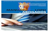 MANUAL LOPD - privado.icagr.esprivado.icagr.es/privado/manuales/Manual para abogados 3_v1.pdf · Pedro Rodríguez López de Lemus MANUAL DE IMPLANTACIÓN LOPD PARA ABOGADOS Manual