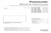 Manual de instrucciones - Panasonic Global · 2018-05-16 · El uso de este aparato cerca de fuentes de campos electromagnéticos fuertes o donde el ruido eléctrico puede superponerse