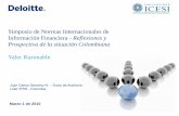 Presentación Normas Internacionales de Información … · 2013-02-26 · Objetivo final de la información financiera: ... Normas Internacionales de Información Financiera ...