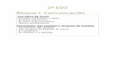 2º ESO Bloque I: Comunicaciónieslasencinas.org/.../10/LCL-materiales-para-2º-ESO.pdf · 2014-03-04 · 2º ESO Bloque I: Comunicación Los tipos de texto - El texto. ... 2- LA