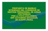 PROPUESTA DE MANEJO INTEGRADO DEL … · 01 Manejo de Piscigranja 02 Manejo de Agroforestales. COLOMBIA ECUADOR CCNN HUITOTO CCNN SECOYAS CCNN KICHWAS RIO NAPO RIO LAGARTOCOCHA R