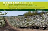 DOSSIER - Ruralcatruralcat.gencat.cat/migracio_resources/679551_DT30_castella.pdf · P03 La gestión del regadio en tiempos de escasez de agua P05 Manejo del riego del manzano en