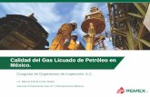 Calidad del Gas Licuado de Petróleo en México. · Introducción •El Gas Licuado de Petróleo es uno de los principales energéticos para la población en México. •Dicho combustible