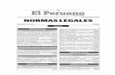 Publicacion Oficial - Diario Oficial El Peruano · Ecológico Educativo de Santa María del Mar” 528948 Sumario. El Peruano 528960 Miércoles 30 de julio de 2014 PODER EJECUTIVO
