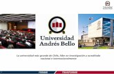 La universidad más grande de Chile, líder en … · Facultad de Ciencias de la Rehabilitación Fonoaudiología Kinesiología Terapia Ocupacional Facultad de Ciencias Biológicas