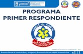 PRIMER RESPONDIENTE TÁCTICO · · 2014 Dirección General de Protección Civil y Emergencias - Subdirección General SAMUR – Protección Civil v.2 |3