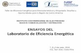 ENSAYOS DEL Laboratorio de Eficiencia Energética - nist.gov · NORMAS DE REFRIGERACION COMERCIAL ... balastros y refrigeración doméstica. • Calibración interna de variables