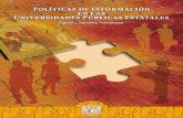 Libro: Políticas de Información en las Universidades ...libros.metabiblioteca.org/bitstream/001/383/8/978-607-02-1419-6.pdf · Esto es un resumen fácilmente legible del: texto