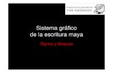Sistema gráfico de la escritura maya - cemyk.orgcemyk.org/media/Diplimado_USAC_/Tema_3._Sistema_grafico.pdf · Sistema gráfico de la escritura maya • No hay forma de distinguir