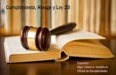 Cumplimiento, Riesgo y Ley 23 - coopeduc.com · MARCO LEGAL PREVENTIVO, PENAL Y OTRAS LEYES • Decreto Ejecutivo No.947 del 5 de diciembre 2014 “ Que reorganiza la Unidad de Análisis