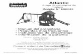 Atlantis - AI SPANISH - media.backyarddiscovery.com€¦ · Manual del propietario de la unidad de juegos Rev5/09/12 Estimado cliente: Lea este folleto completamente antes de comenzar