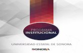 Programa Institucional de la Universidad Estatal de …estrategia.sonora.gob.mx/.../NormatividadPMP/Institucionales/-UES.pdf · La Universidad Estatal de Sonora (UES), consiente que