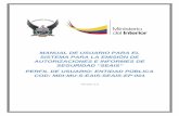 Coordinación General de Gestión Estratégica · Modelo División Política del Ecuador Si ha seleccionado la modalidad de desconcentración División Política del Ecuador el usuario