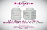 Medios de cultivo deshidratados Scharlau - LABOQUIMIA · Caldos en frasco Frascos con medios líquidos sometido a un proceso de ﬁltración previo a su embotellamiento y esterilización,