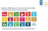 ODS desafíos para la RD oportunidades para el sector privado€¦ · o El rol del sector privado en la agenda 2030. Hace 15 años… foco en reducir pobreza 2000 reducir a la mitad