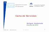 propuesta Carta de Servicios - icao.int · 3 DGOS / DCS Carta de Servicios 14 – 18 / 10 / 02 Índice (2/2) • Proceso de elaboración •Establecimiento de compromisos de calidad