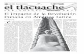 S U P L E M E N T O C U L T U R A L El impacto de la ... · Cubana en América Latina El Memorial José Martí, apostol de la Revolución Cubana. el tlacuache 388 Domingo 1 de noviembre