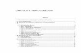 (Fund) Capítulo V. Hidrogeología - Universidad ... · Conductividad Hidráulica (K) ... Métodos de Perforación.....52 2.7.2. Controles y Ensayos Durante la Perforación ...