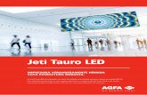 Jeti Tauro LED - Agfa Graphics Worldwide · trabajar con las tintas UV de alta pigmentación de Agfa, la Jeti Tauro LED acepta cualquier desafío. Obtenga solamente impresiones intensas