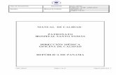 Modelo para diseñar el manual de la calidad del …hospitalsantotomas.gob.pa/.../4.-MANUAL-DE-CALIDAD.pdf · 2.11 Gestión Estratégica de la Calidad 5 Manual de la Calidad 5 2.12