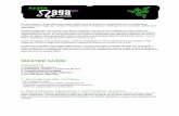 MASTER GUIDE - Official Razer Supportdrivers.razersupport.com/master-guides/Naga Epic OMG... · 2011-04-28 · VISTA DE CUADRÍCULA PARA EL PULGAR ... Velocidad de sondeo Puedes alternar