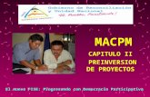 MACPM - Ing. Edson Rodríguez Solórzano | UNI-Norte · PPT file · Web view2010-04-14 · CAPITULO II PREINVERSION DE PROYECTOS El nuevo FISE: Progresando con Democracia Participativa