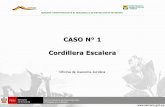 CASO N° 1 Cordillera Escalera - Servicio Nacional de Áreas Naturales ...old.sernanp.gob.pe/sernanp/archivos/documentos/presentaciones/OAJ... · Existe la posibilidad del desarrollo