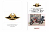 MANUAL DEL USUARIO MOTOCICLETA “TEKKEN 250”jawa.com.ar/wp-content/uploads/manual-TEKKEN-250.pdf · acuerdo a la tabla de mantenimiento. Fecha:..... SELLO Y FIRMA del Concesionario