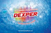 Catálogo DEXPER 2018 - detergentedexper.comdetergentedexper.com/wp-content/uploads/2018/02/catalogo-detergent... · lavanderías comerciales, industriales, hoteles, centros médicos,
