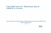 CA ARCserve® Backup para UNIX y Linux - CA … ARCserve Backup r16 5-ESP... · UNIX y Linux . Esta documentación, que incluye sistemas incrustados de ayuda y materiales distribuidos
