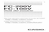FC-200V 100V Users Guide Sp - support.casio.com · S-1 Acerca de este manual • Esta guía del usuario cubre el uso y operación de los modelos CASIO FC-200V y FC-100V. Las operaciones