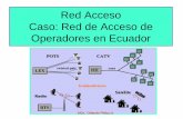 REDES DE ACCESO - … · Terrestres o vía satélite. Única solución para servicios de carácter móvil. ... Redes de Fibra para servicios interactivos de banda ancha