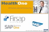 ERP Sanitario sobre SAP Business Onehealthone.firsap.com/wp-content/uploads/2017/02/HealthOne... · Preguntas claves del gestor sanitario: ¿Cómo puedo aumentar la satisfacción