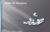 TEMA 15. Boranos. - webs.ucm.eswebs.ucm.es/info/quiminorgen/files/2018_TEMA 15.pdf · número de orbitales de valencia existentes en los átomos COMPUESTOS CON DEFICIENCIA EN ELECTRONES