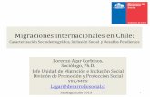 Migraciones internacionales en Chile - comillas.edu³n Santiago julio 2015.pdf · Migraciones internacionales en Chile: Caracterización Sociodemográfica, Inclusión Social y Desafíos
