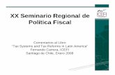 XX Seminario Regional de Política Fiscal - cepal.org · conlos consiguientes costos fiscales-), ... comenzar a reflexionar sobre las obligaciones jurídicas ... “El próximo gobierno