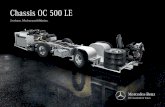 Chassis OC 500 LE - Mercedes-Benz Personenwagen · Confort de piso bajo en favor de los pasajeros desde la parte frontal hasta el secundo acceso, ... desarrollo del chasis y se ven