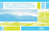 GUÍA METODOLÓGICA - siagua.org · de emisiones desde sus localidades. Esta guía tiene ... (la termoclina es el nivel del mar que ... los Fenómenos el Niño en la costa occidental